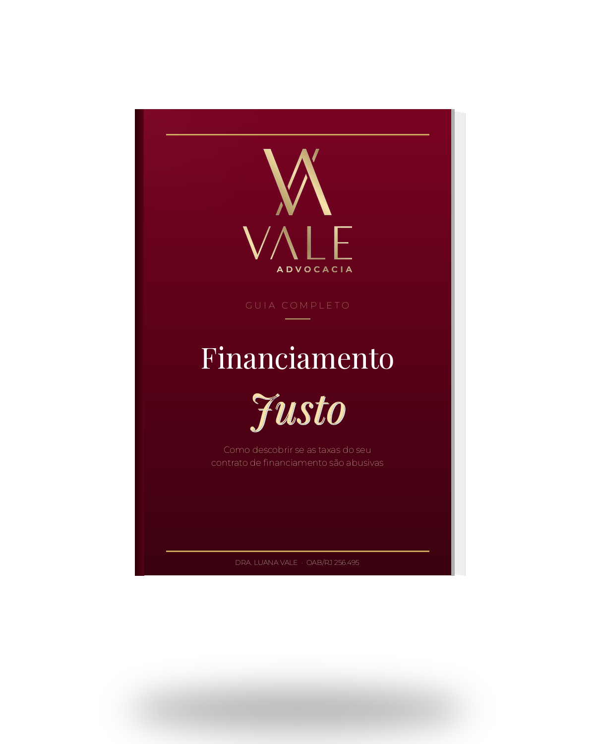Mockup do E-book Financiamento Justo
